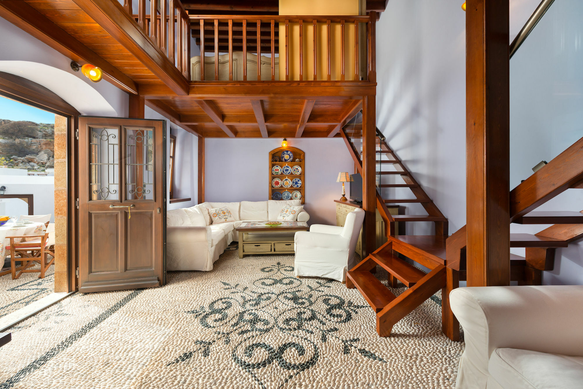 Residenza Maria Lindos Villa エクステリア 写真