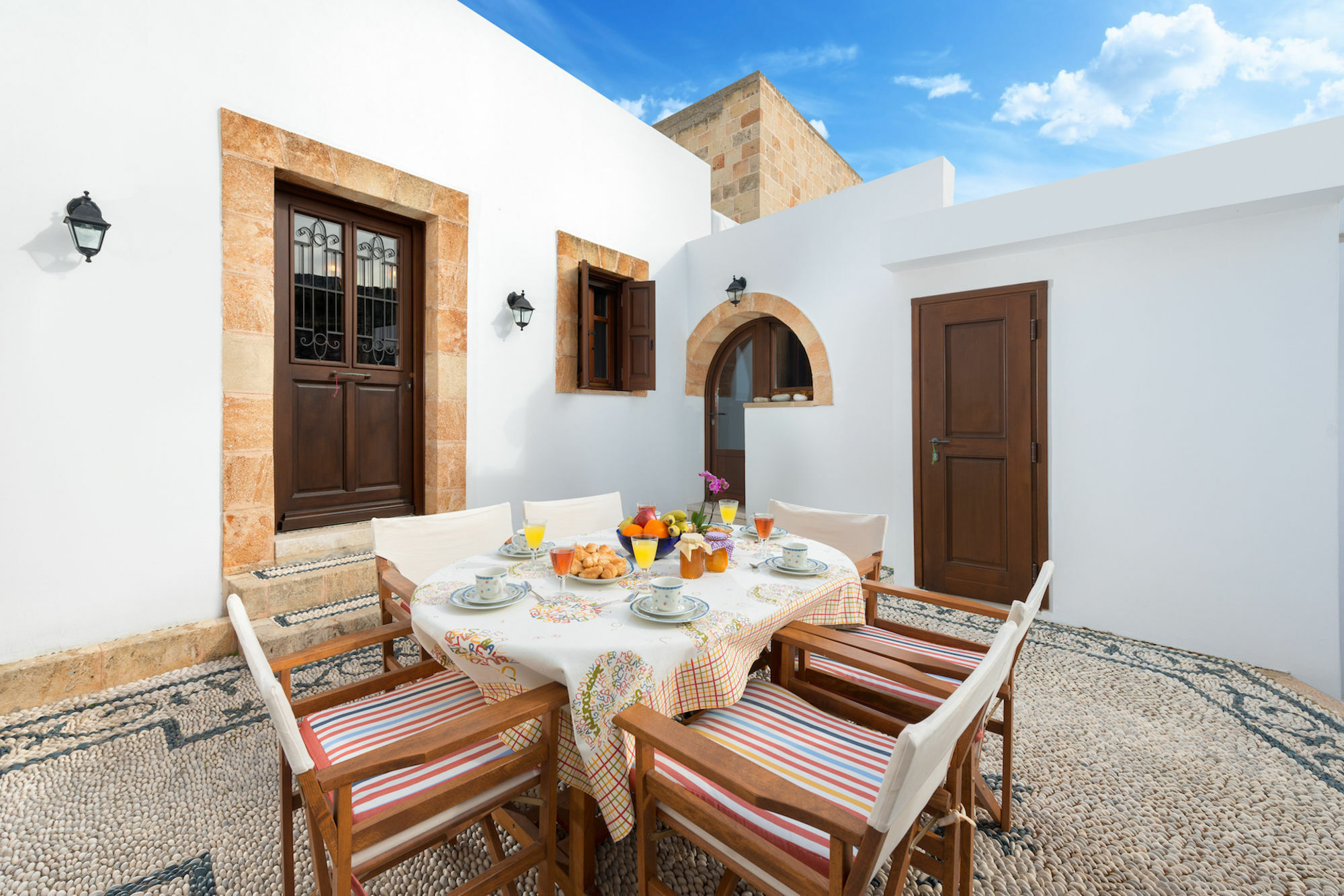 Residenza Maria Lindos Villa エクステリア 写真