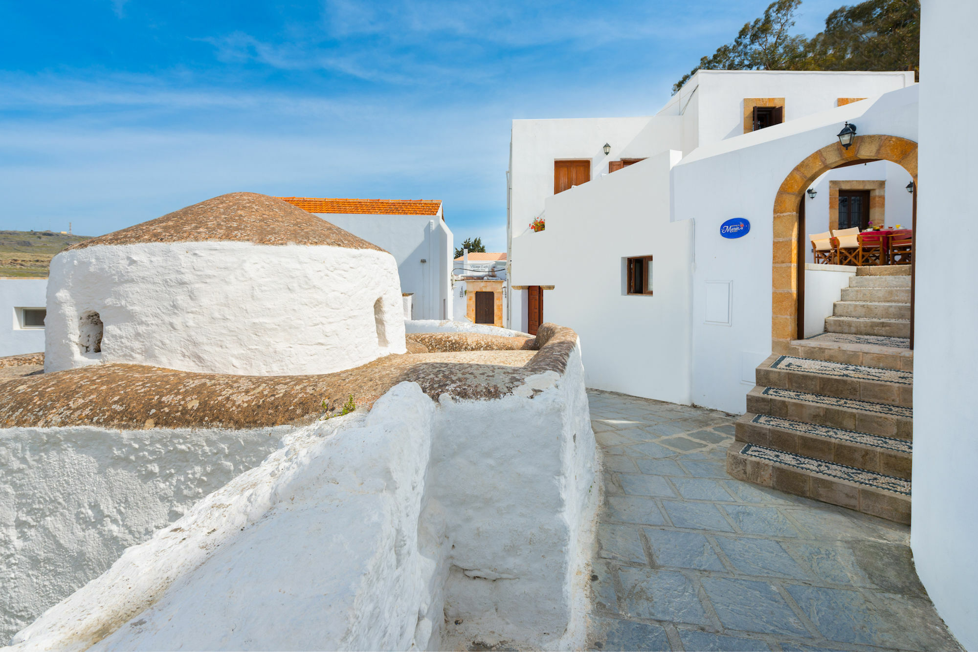 Residenza Maria Lindos Villa エクステリア 写真