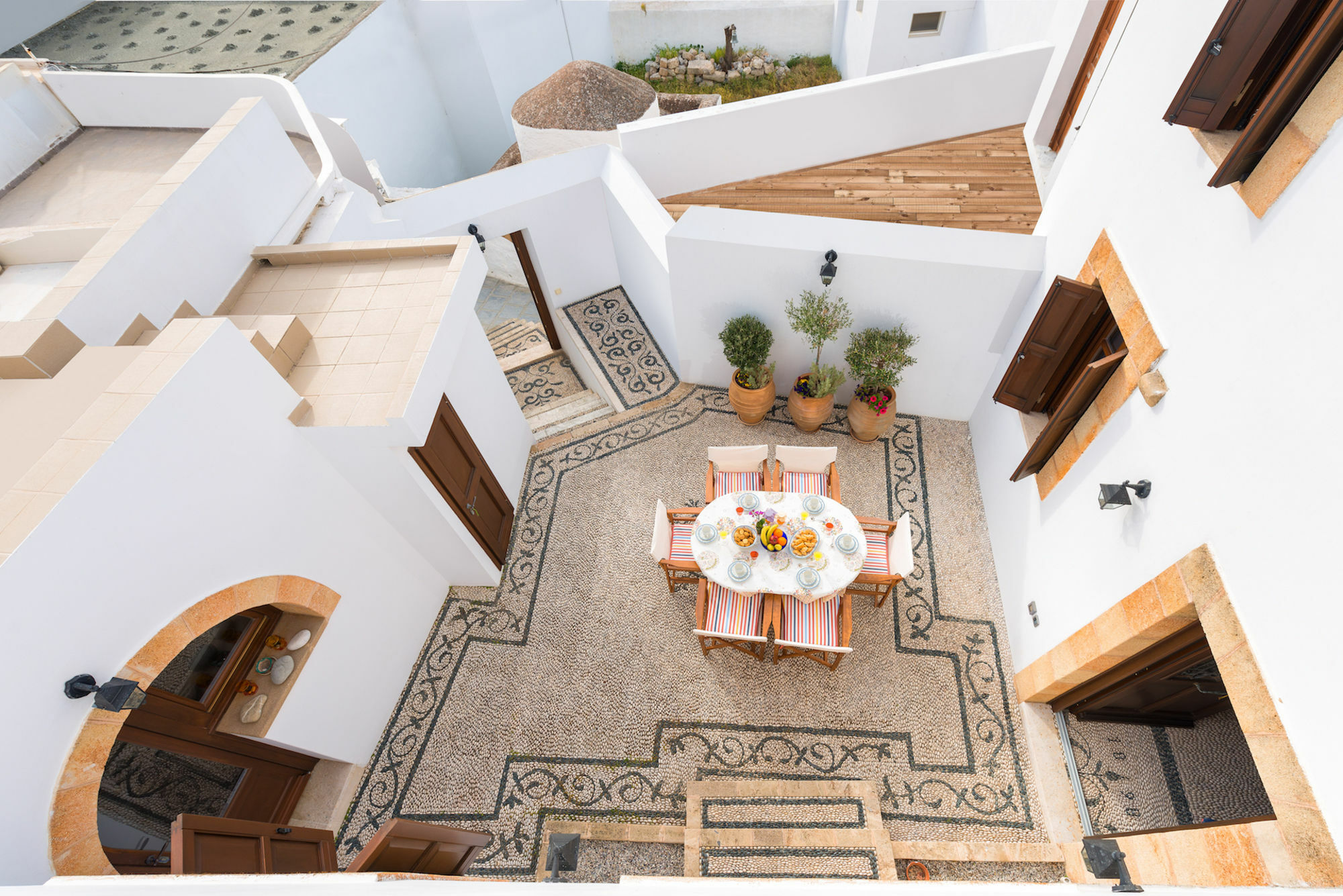 Residenza Maria Lindos Villa エクステリア 写真