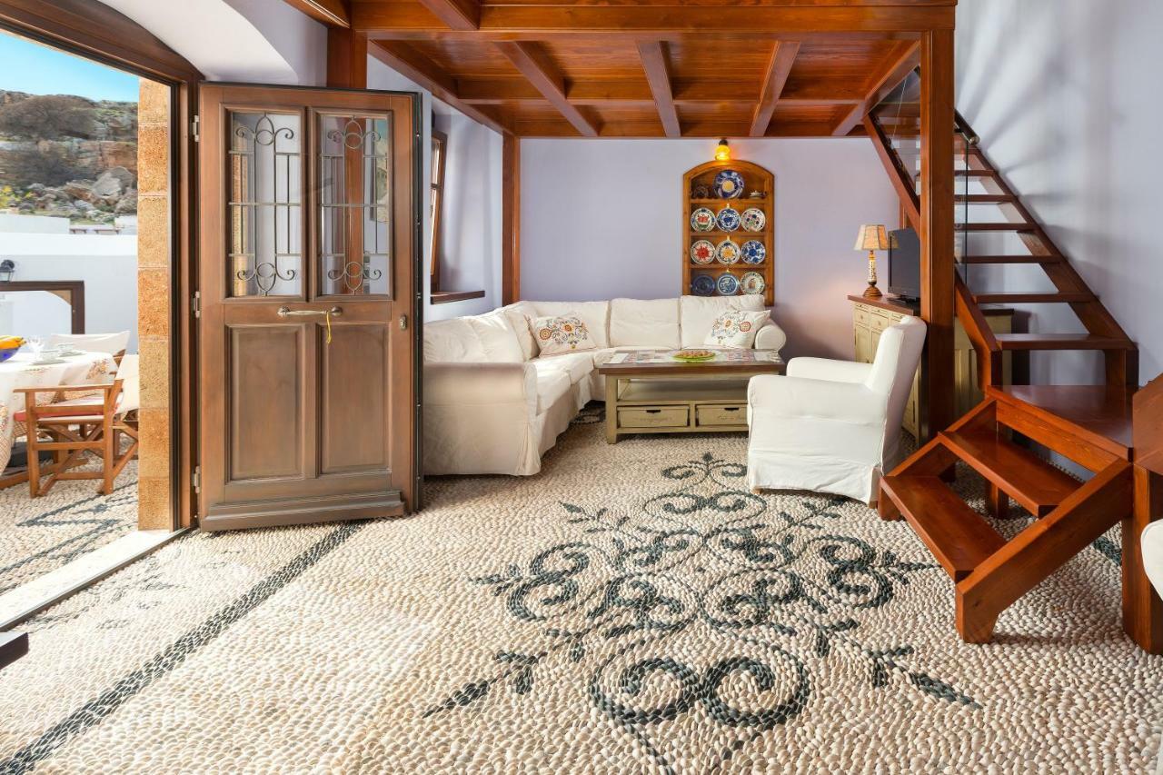 Residenza Maria Lindos Villa エクステリア 写真